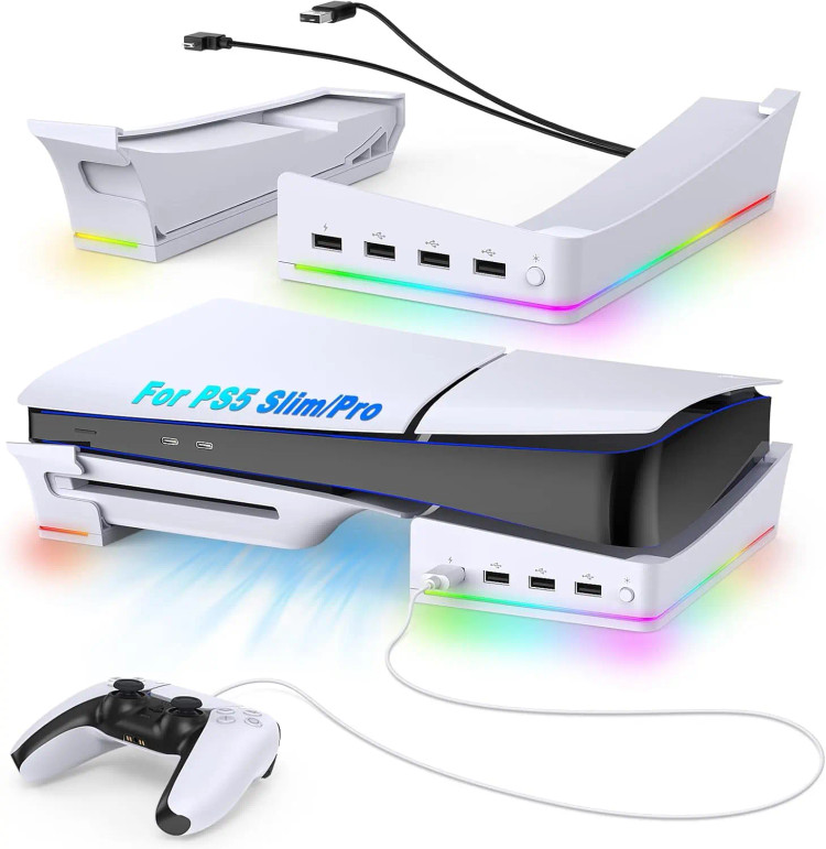 پایه شارژر افقی Auarte RGB - PS5 PRO