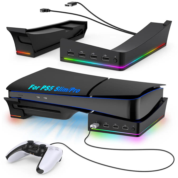 پایه شارژر افقی Auarte RGB - PS5 PRO
