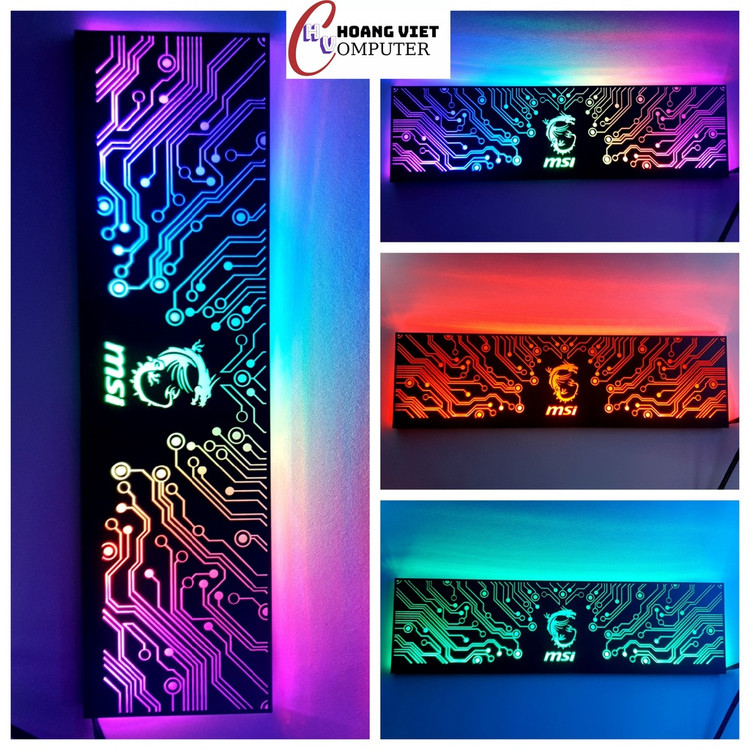 پنل زیبا ساز کیس ( نورپردازی کیس ) msi