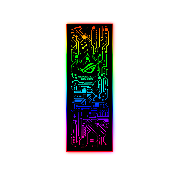 پنل زیبا ساز کیس ( نورپردازی کیس ) GIM / ROG